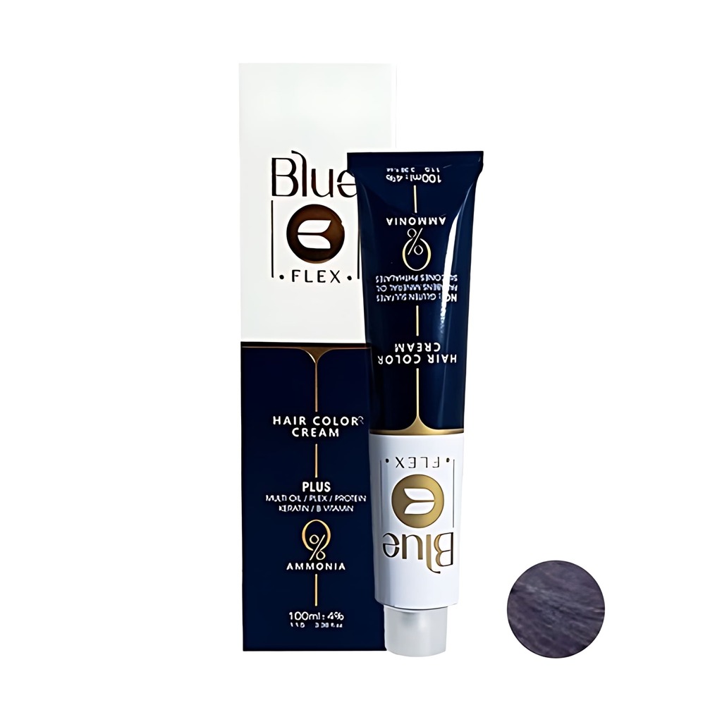 رنگ مو فاقد آمونیاک بلو شماره V7 | نایت ویولت